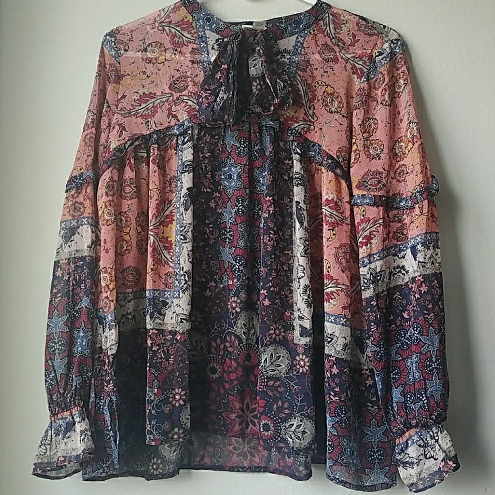 Knox rose blouse